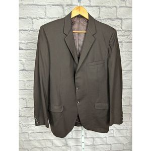 Saks Fifth Avenue Buttons Up Men’s Coat Jacket Brown Suit Union Made Amalgamated